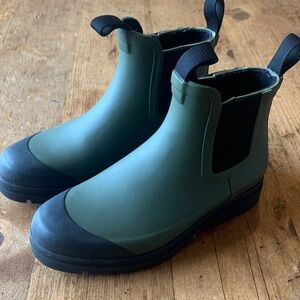 Everlane Green Ankle Boots